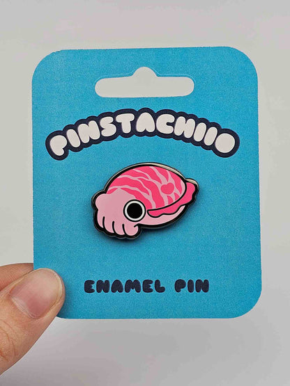Pink Cuttlefish Pin