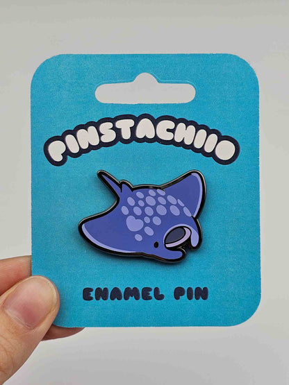 Spotted Manta Ray Pin