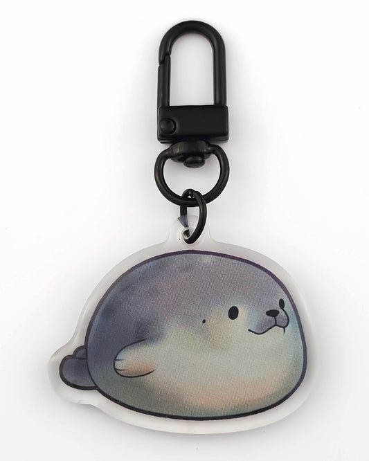 Fat Round Seal Keychain/Charm