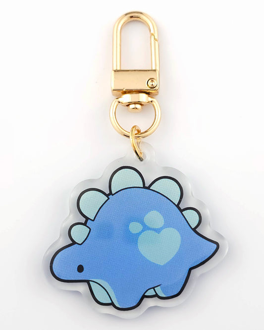 Blueberry The Stegosaurus Keychain/Charm