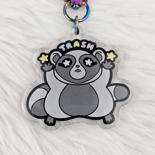 Trash Panda Keychain