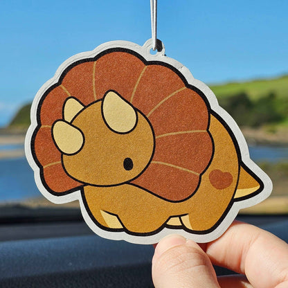 Triceratops Dinosaur Air Freshener (Orange Scented)