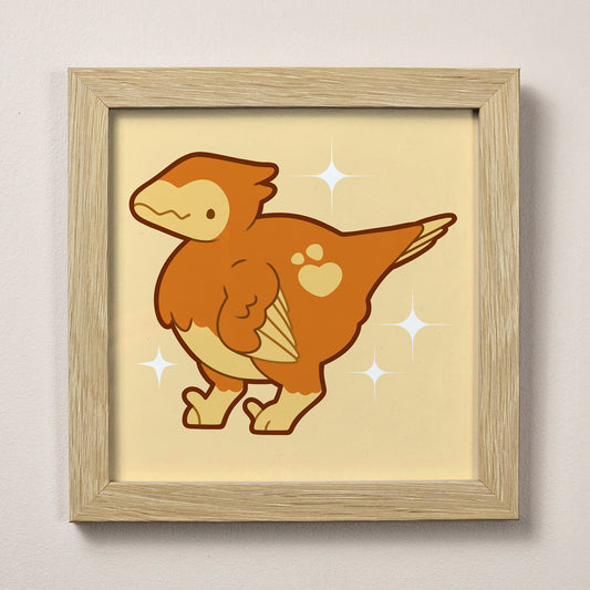 Feathered Raptor Print