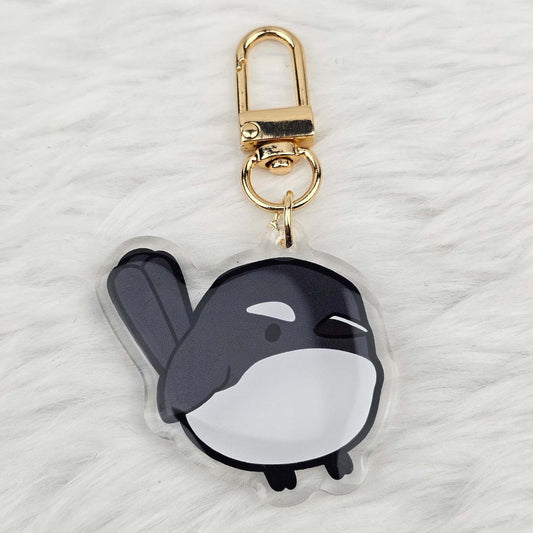 Willy Wagtail Keychain