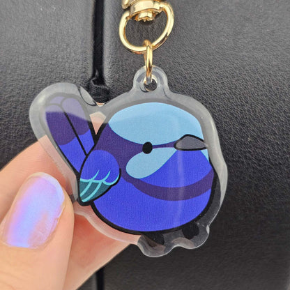 Splendid Fairy Wren Keychain/Charm