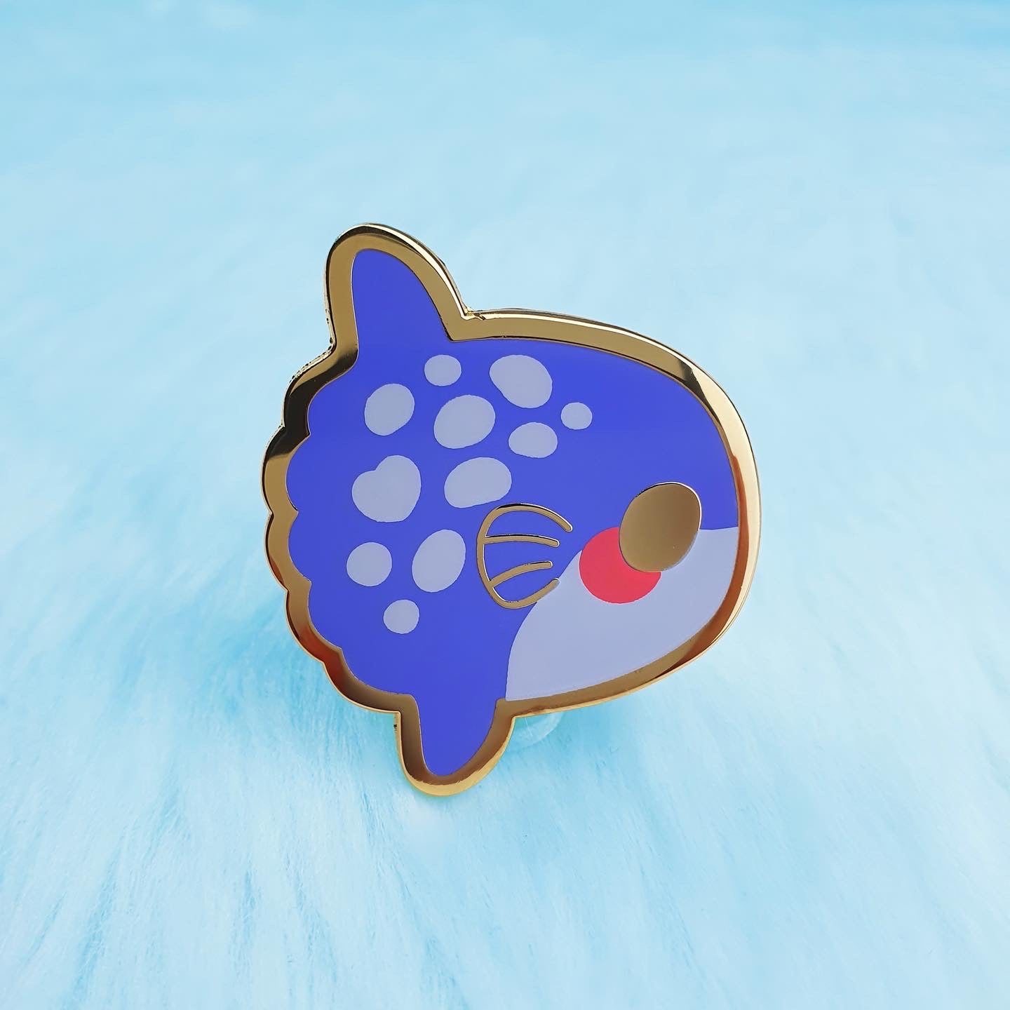 Sunfish Mola Enamel Pin