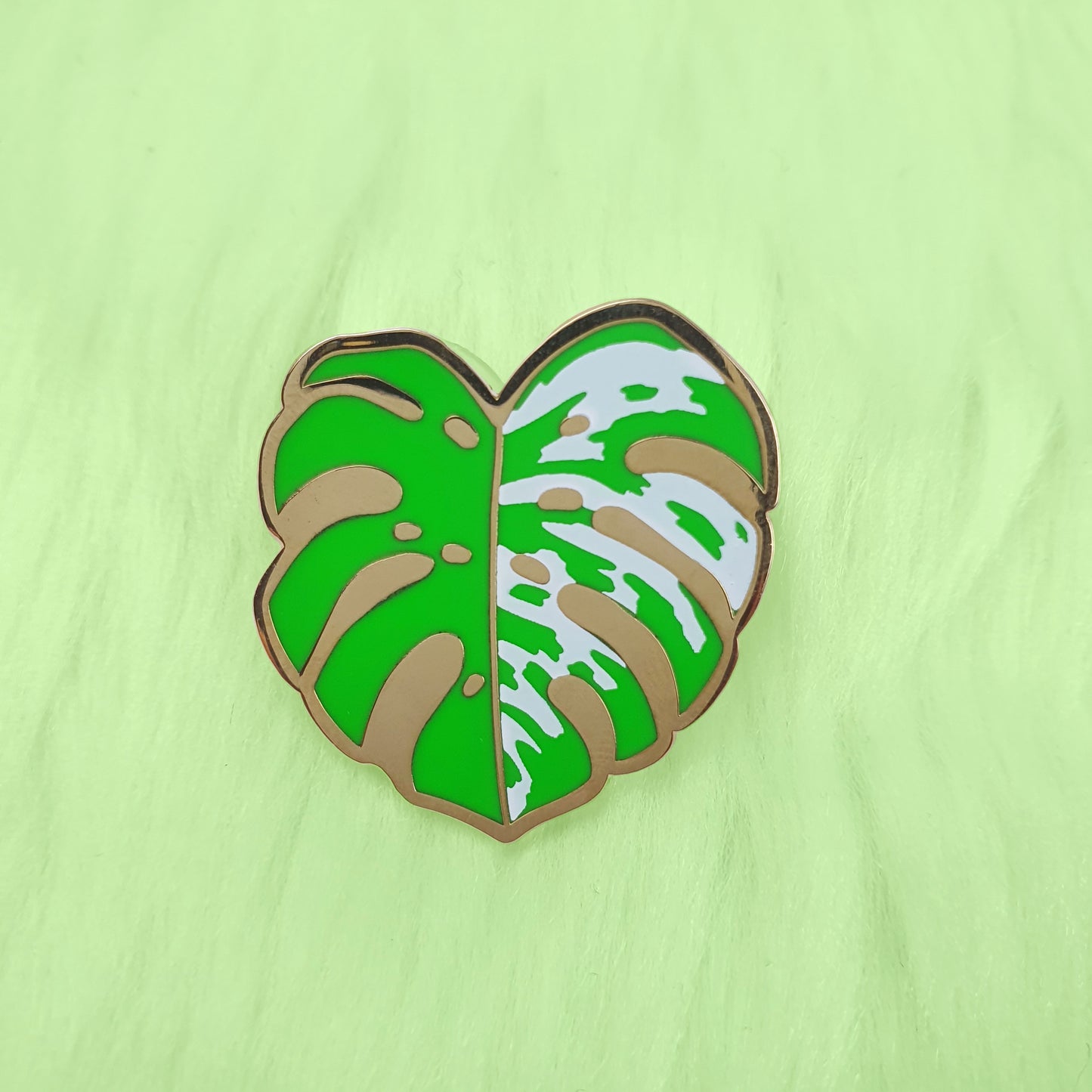 Monstera Enamel Pin