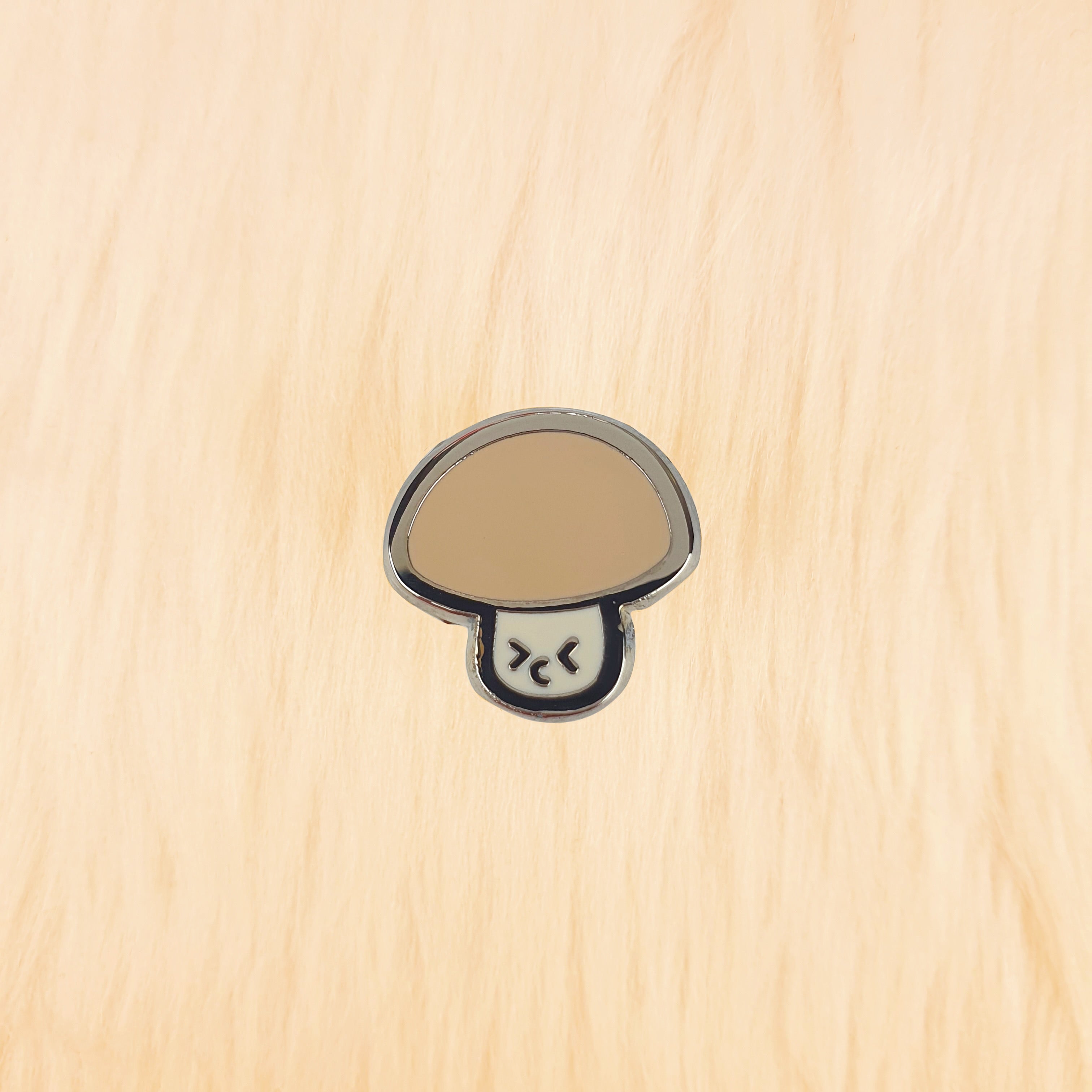 Mini Button Mushroom Enamel Pin – Pinstachiio