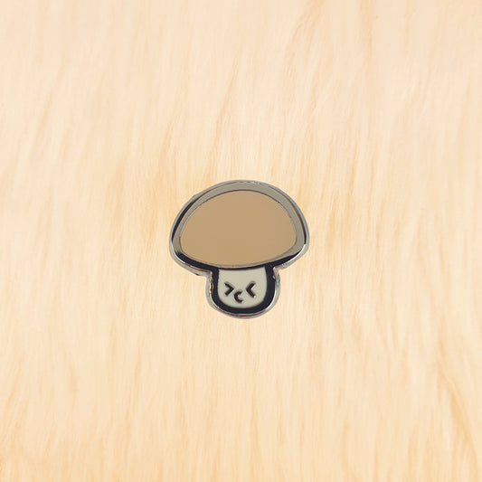 Mini Button Mushroom Enamel Pin