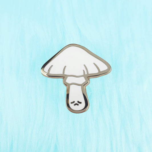 Destroying Angel Mushroom Enamel Pin