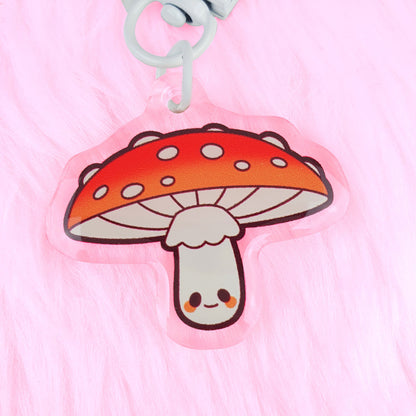 Red Amanita Acrylic Charm