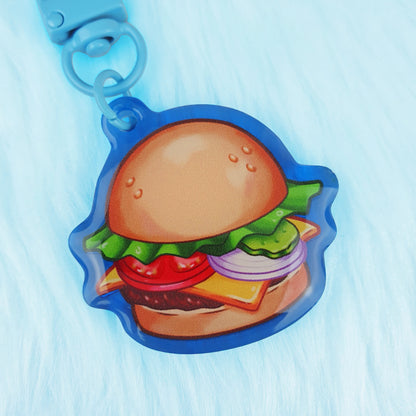 Sea Burger Acrylic Charm