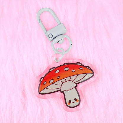 Red Amanita Acrylic Charm